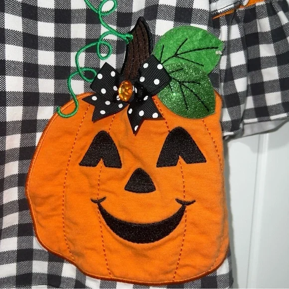 Emily Rose Halloween Pumpkin Top Size 4 - Picture 4 of 5